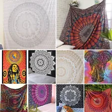 Large Indian Tapestry Wall Hanging Mandala Hippie Gypsy Bedspread Bohemian Cover