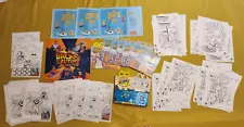 Lot 85 Vintage McDonalds Items Happy Meal Boxes Super Mario Bros 3 Ghostbusters