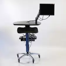 Canfield Visia Imaging Booth Mobile Rolling Cart Stand 5-Wheel Keyboard Monitor