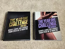 The Year One Challenge for Men And Women - Both Books - Gifts Never Used NEW