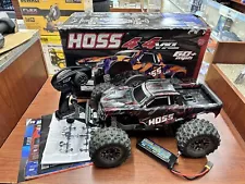 Traxxas Hoss 4X4 VXL 1/10 Monster Truck w/ Controller & Battery, No Charger