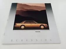 1989 Toyota Cressida Car Auto Dealer 89 Sales Brochure