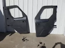 Polaris Ranger XP 1000 18-24 OEM Full Hard Doors Manual Windows Blue 45504