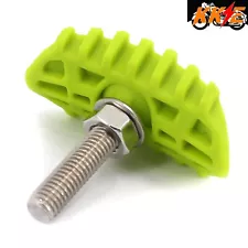 1.6" Green Nylon Dirt Bike Rims Tires Lock for Yamaha Kawasaki Honda Suzuki KTM