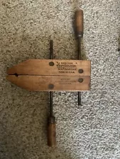 Vintage Jorgensen USA Woodworking 12 in Adjustable Hand Screw Wood Clamp Cheap!