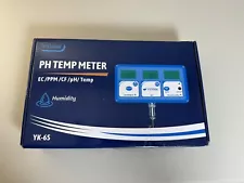 YINMIK EC PPM pH Monitor for Hydroponics Nutrients WiFi Tester for Plant Growers