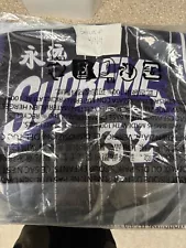 SUPREME STAR BASKETBALL JERSEY BLACK MEDIUM IN HAND SHIPS NOW