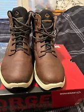 Wolverine Shiftplus LX 6" W200062 Mens Brown Leather Lace Up Work Boots