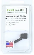 National Match Rear Sight Hooded Aperture for M1 Garand / 308 USMC 1A 0595 Peep