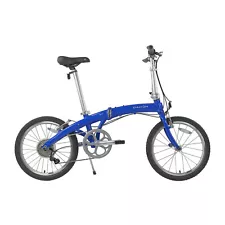 Dahon MU D8 Folding Bike with DAHON Custom V Brakes Cobalt Gloss