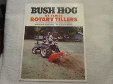 BUSH HOG RT SERIES ROTARY TILLER RTM RTH sales brochure