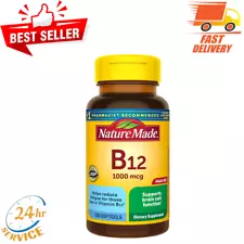 Nature Made Vitamin B12 1000 Mcg, Dietary Supplement for Energy 150 Softgels