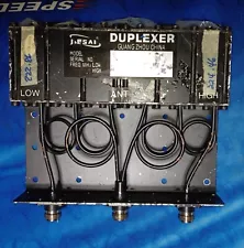 30W Duplexer 220~270MHz VHF 6 Cavity 1.6Mhz Frequency space for Radio Repeater