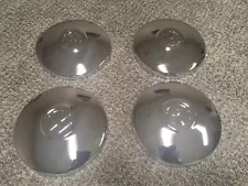 Vintage Set of 4 VW Volkswagen 10" Chrome Hubcaps Wheel Covers Bug Beetle Bus