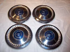 1962 Chevy Corvair Dog Dish Hub Caps GM 985257 NOS