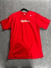 Supreme x Sole Supremacy L Red Box Logo Tee Shirt Large Brand New 2010