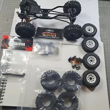 SCX24 Rolling Chassis With Injora/Furitek/LGRP Upgrade Parts