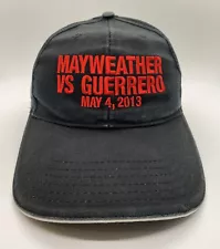 Mayweather vs Guerrero May 4, 2013 Cap Hat Adult Adjustable Black 100% Cotton