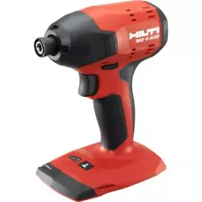 Hilti Impact Drivers 22-V Li-Ion 1/4 Hex Cordless SID 4-A Tool Body w/ LED Light