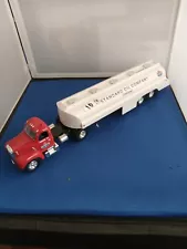 2 Trucks, one is a bank