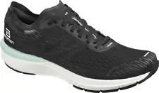 Salomon Men's Sonic 3 Accelerate Running Shoes, Black/White, 9 D(M) US