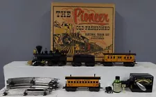 Marx 54732 Vintage O The Pioneer Old Fashioned Electric Train Set/Box