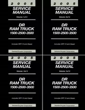 2005 Dodge DR Ram 1500/2500/3500 Truck Shop Service Repair Manual w/Diesel