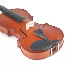 New ListingMendini MA350 12" Satin Antique Solid Wood Viola w/ Case & Bow - Natural Varnish