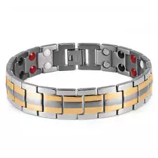 Magnetic Bracelet for mens 4 Elements Arthritis Pain Relief Balance Energy women