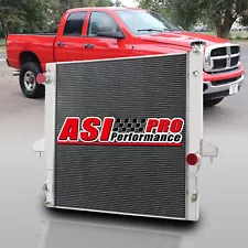 4Row Aluminum Radiator For 03~09 Dodge Ram 2500 Ram 3500 5.9 6.7L Diesel Cummins (For: Dodge Ram 2500)