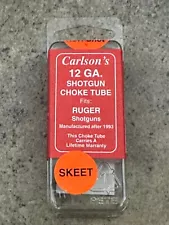 Carlson's Flush Choke Tube for Ruger (mfg after 1993) 12 Ga Skeet .735 60061