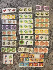 1980s Vintage Scratch And Sniff Stickers Lot