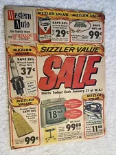 1967 Western Auto Advertising Sale Catalog Guns Bicycles TV’s Tools ￼