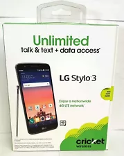 Cricket Wireless - LG Stylo 3 with 16GB Memory Prepaid Cell Phone - Titan Gray