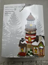 Department 56 ~ New England Village "WEST HABERDINE LIGHTHOUSE”