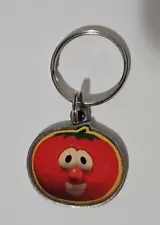 Veggie Tales Bob The Tomato Keychain Key ring Fob Vintage Big Idea