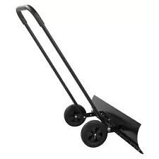 Snow Shovel with Wheels 39" Snow Shovel Large Blade for Driveway Snow Pusher