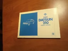 Original 1980 Datsun 210 Owner's Manual OEM