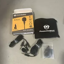 SALE! PowerDeWise Grade Lavalier Lapel Microphone, Perfect for Recording