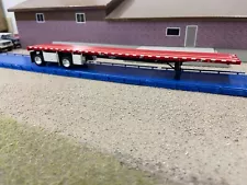 Red DCP Flat Bed trailer