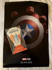 Comic-Con 2024 SDCC Marvel Exclusive Captain America Poster, Fantastic Four Fan