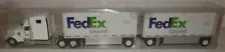 Trucks N'' Stuff SPT3128 1:87 Freightliner Coronado W/Double Vans FedEx Groud