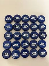 25 Bud Light beer caps