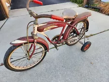 1950s CWC Roadmaster Bicycle Boys 20" balloon tire tank deluxe circa 1950s