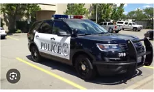 1/43 Scale Spokane Police Department Ford Police Interceptor by Motor Max-Custom