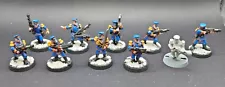 Warhammer 40k Imperial Guard Mordian Iron Guard Squad sergeant flamer grenade