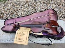 New Listing1917 FE coulter violin with case and bow