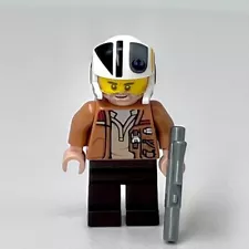 Genuine LEGO® Star Wars POE DAMERON Medium Nougat Jacket,Helmet sw1145 set 75297