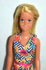 NICE! VINTAGE MATTEL BARBIE CIRCA 1970 MALIBU FRANCIE, KOREA ~ REDRESSED / READ!