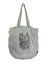 FEED 100 bag = 100 School Meals Burlap Canvas Collapsible Tote Bag